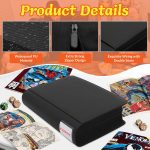Comic Book Binder,40 Pockets Comic Book Storage Album for Current,Silver Age,Regular Comics PU Leather Comics Binder with 20 Heavyweight Sleeves,Gift for Comic Collectors - Image 5