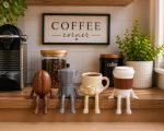 Funny Coffee Figurines Set – Bar Decor – Cute Accessories for Kitchen or Office – Barista Gift - Image 5