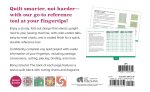 Quilter's Quick-Reference Guide: Your Essential Tabletop Companion; Measurement Cheat Sheet, Needle & Thread Tips, Quilt Sizes, Magic Cutting Numbers, Curved Piecing, Y-Seams, Binding & More! - Image 3