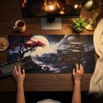 Bloss Japanese Mouse Pad for Gaming, Anime Mousepad with Stitched Edges | Non-Slip, Durable, Clear + Fade-Resistant Patterns, Size: 31.5" x 11.8", 0.3mm Thick, Artistic Style - Image 9