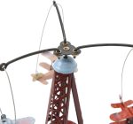 Rotating Biplane Toy, Iron Retro Aircraft Glider Biplane Pendant Model Airplane,Christmas,Home Decor,Ornament,Desktop Decoration - Image 8