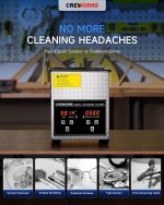 CREWORKS 2L Jewelry Cleaning Machine - 40kHz Digital Sonic Cleaner | Ultrasonic Cleaning Machine with 20-80C Heater & 1-30 min Timer, 304 Stainless Steel Cleaner for Jewelry Watches - Image 3