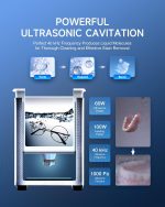 CREWORKS 2L Jewelry Cleaning Machine - 40kHz Digital Sonic Cleaner | Ultrasonic Cleaning Machine with 20-80C Heater & 1-30 min Timer, 304 Stainless Steel Cleaner for Jewelry Watches - Image 4
