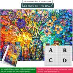 Stained Glass Puzzles Flower of Life Puzzles for Adults 1000 Piece, Jigsaw Puzzles for Adults, Adult Challenging Game Toys, Impossible Puzzle, Family Decoration Puzzle - Image 8