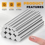 660Pcs Small Magnets, 3 Different Sizes Neodymium Magnet | Tiny Mini Rare Earth Magnets Multi-Use for Crafts Fridge, DIY, Office, Hobbies and Science - Image 5