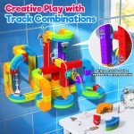 Goody King Electric Train Set for Kids, 3D Stem Electric Train Set with Train and Traffic Signs, 3D Racing Track Sets for Kids, 3+ Years Old Boys & Girls Birthday - Image 3