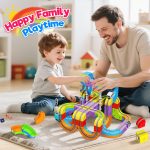 Goody King Electric Train Set for Kids, 3D Stem Electric Train Set with Train and Traffic Signs, 3D Racing Track Sets for Kids, 3+ Years Old Boys & Girls Birthday - Image 6