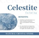 Rockcloud Natural Raw Blue Celestite 0.11-0.22 lb Healing Crystal Cluster | Irregular Geode Home Decoration Gemstone Specimen, for Meditation, Office Decor, Desk Ornament - Image 3