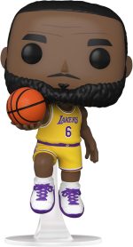 Funko POP! NBA: Lakers - Lebron James 6 | Official Sports Merch - Collectable Vinyl Figurine for Shelf Display - Birthday Gift Idea for Fans and Collectors - Image 3