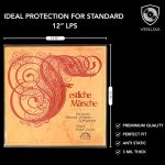 12" Vinyl Record Outer Sleeves (100 Pack), 3 Mil Crystal Clear | Polyethylene, 12.75" x 12.75", Archival Safe, Anti-Static & Acid-Free, LP Album Protection From Dust & Scratches - Image 4