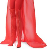 Barbie Signature Doll, Kylie Minogue Posable Collectible in “Padam Padam” Music Video Outfit with Red Bodysuit, Chiffon Cape and Lace-Up Boots - Image 4