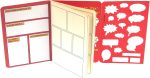 Comic Book Passport Sized Notebook - Filled With Blank Panels for Creating Your Own Comics - Image 5