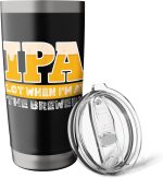 IPA Lot Brewery Craft Beer Tasting Pun Brewer Homebrew Stainless Steel Insulated Tumbler - Image 6
