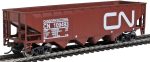 Walthers Trainline Offset Hopper - Ready to Run -- Canadian National (brown, white; Large Logo) HO Scale - Image 3