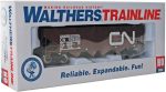 Walthers Trainline Offset Hopper - Ready to Run -- Canadian National (brown, white; Large Logo) HO Scale - Image 5
