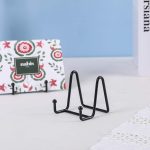 Artliving Plate Stands for Display - Iron Easel Stand Plate Holder Display Stand Picture Frame Stand for Pictures | Photo|Decorative Plate |Dish | Tabletop Art - 3 inch-Black - Image 5