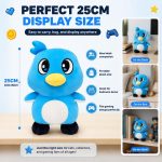 Blue Penguin Plush Toy, 25cm Soft Gaming Character Stuffed Doll, Cute Sibling-Inspired Game Plush, Huggable Collectible Plush for Kids, Room Decor & Gift - Image 5