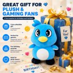 Blue Penguin Plush Toy, 25cm Soft Gaming Character Stuffed Doll, Cute Sibling-Inspired Game Plush, Huggable Collectible Plush for Kids, Room Decor & Gift - Image 6