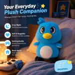 Blue Penguin Plush Toy, 25cm Soft Gaming Character Stuffed Doll, Cute Sibling-Inspired Game Plush, Huggable Collectible Plush for Kids, Room Decor & Gift - Image 7