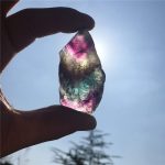 Simurg Raw Fluorite Stone 1lb ''A'' Grade Rainbow Fluorite Rough Crystal ‌Aroma Stone - Green Fluorite Rocks for Cabbing, Tumbling, Cutting, Lapidary, Polishing, Reiki Crystal Healing - Image 5