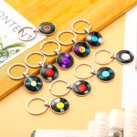 Sureio 10 Pcs Retro Vinyl Record Album Keychain Music Recording Player Metal Dj Pendant Charm Key Chain Gift for Music Lover - Image 5