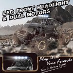 RC Cars Remote Control Car 1:12 Off Road Truck, Metal Shell LED Headlights Offroad Monster RC Truck, 4x4 All Terrain Hobby RC Cars Toys for Boys Kids Adults Gifts 8-12 - Image 3