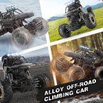 RC Cars Remote Control Car 1:12 Off Road Truck, Metal Shell LED Headlights Offroad Monster RC Truck, 4x4 All Terrain Hobby RC Cars Toys for Boys Kids Adults Gifts 8-12 - Image 4