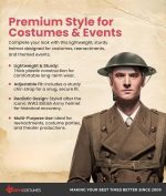 Nicky Bigs Novelties Military Helmet, US Army Helmet, WW2 Helmets, Army Hat, Green Helmets, US Soldier Costume - Image 5