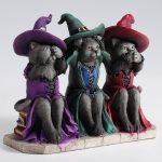 Veronese Design 4 7/8 Inch See No Evil Hear No Evil Speak No Evil Witch Cats Resin Animal Collectible Figurine - Image 3