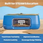 Chompshop ChompSaw Cardboard Cutter, Kid-Friendly Power Tool, Ages 5+ | No Sharp Blades, Screen-free Creative Play, 100-120V AC, Ready to Use and Award-Winning STEAM Toy - Image 3