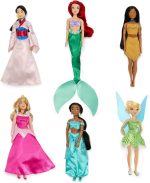 Disney Store Official Classic Doll Collection Gift Set - Disney Princess Toys Set with Dolls & Accessories - Comes in Display Box - Includes 11 Fashion Dolls & Accessories - Image 6
