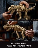 Nifeliz T. Rex Dinosaur Fossil Building Set, NF10343 | Tyrannosaurus Rex Dinosaur Skeleton Building Set for Adults, Home Decor to Collect and Display, Gift for Fossils Lovers - Image 5