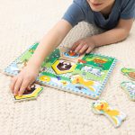 Melissa & Doug Wooden Peg Puzzle Set – 4-Pack Vehicle, Farm, Safari & Pet Animal Themes – Educational Puzzles for Toddlers and Preschoolers Ages 2+ - Image 7