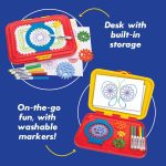 Spirograph Jr. — Jumbo Sized Gears Classic Retro Toy For Spiral Drawing Art Design Toy Kit for Smaller Hands — For Kids Ages 3 and Up - Image 4