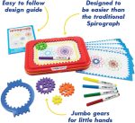 Spirograph Jr. — Jumbo Sized Gears Classic Retro Toy For Spiral Drawing Art Design Toy Kit for Smaller Hands — For Kids Ages 3 and Up - Image 5