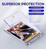 100ct Magnetic Card Holder, 35pt One Touch Card Holder, U-V Protectors Hard Plastic for Trading Cards, Magnet Case, Sports, Game, Football, Baseball - Image 5