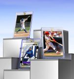 100ct Magnetic Card Holder, 35pt One Touch Card Holder, U-V Protectors Hard Plastic for Trading Cards, Magnet Case, Sports, Game, Football, Baseball - Image 7
