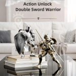 Medieval Action Figures,Knight Armor Action Figure,Multi-Jointed Movable Robot Mannequin T13,Dummy 13 Action Figure(Assembly Required) (B-Silver) - Image 3