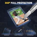 500ct Semi Rigid Card Holders & 500ct Card Sleeves for PSA, SGC, BGS, CSG Graded Card Submissions, Semi Rigid Baseball Cards Sleeves Protectors, PSA Graded Trading Cards Sleeve - Image 8