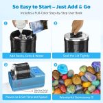 G1 4LB Professional Rock Tumbler Kit for Adults | Brushless Rock Polisher, Heavy-Duty Metal Base, 3 Speeds, 9-Day Timer, Memory, Complete Kit for Rock Hobbyists & Collectors - Image 5