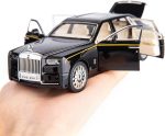 BDTCTK 1/32 Rolls-Royce Phantom Model Car,Zinc Alloy Pull Back Toy car with Sound and Light for Kids Boy Girl Gift (Black) - Image 5