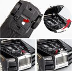 BDTCTK 1/32 Rolls-Royce Phantom Model Car,Zinc Alloy Pull Back Toy car with Sound and Light for Kids Boy Girl Gift (Black) - Image 7
