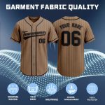 Custom Pinstripe Baseball Jersey Printed Stitched Personalized Baseball Shirts Sports Team Uniform for Women Men Youth Fans - Image 3