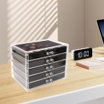 Rock Display Case, Rock Collection Box, 90 Grid Crystal Collection Display Case,Gemstone Display Shelf, Acrylic Clear Displays Cases Organizer for Gemstone Fossil Stone - Image 7