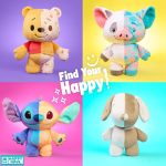 HAPPY HAUL Disney Winnie the Pooh Remix’d Plush, Character Collectible Toy | Short-Run Drop, Two-Toned, Patterned Fabrics, 8.5-Inch, Ages 8 and up - Image 5
