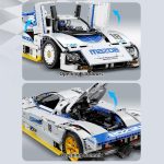 CaDA C63007W Mazda 787B Racing Car Building Blocks,1797 PCS 1:10 Licensed Supercar Technik Model Set with Rotary Engine Simulation - Image 6