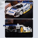 CaDA C63007W Mazda 787B Racing Car Building Blocks,1797 PCS 1:10 Licensed Supercar Technik Model Set with Rotary Engine Simulation - Image 7