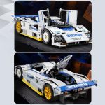 CaDA C63007W Mazda 787B Racing Car Building Blocks,1797 PCS 1:10 Licensed Supercar Technik Model Set with Rotary Engine Simulation - Image 8