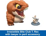 Mattel Jurassic World Bite Club Dinosaur Action Figure & Accessory, Tyrannosaurus Rex Chubby-Stylized Toy Collectible - Image 3