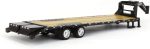 Greenlight 30390 Gooseneck Trailer - Black with Red and White Conspicuity Stripes (Hobby Exclusive) 1:64 Scale Diecast for Unisex Adult - Image 4